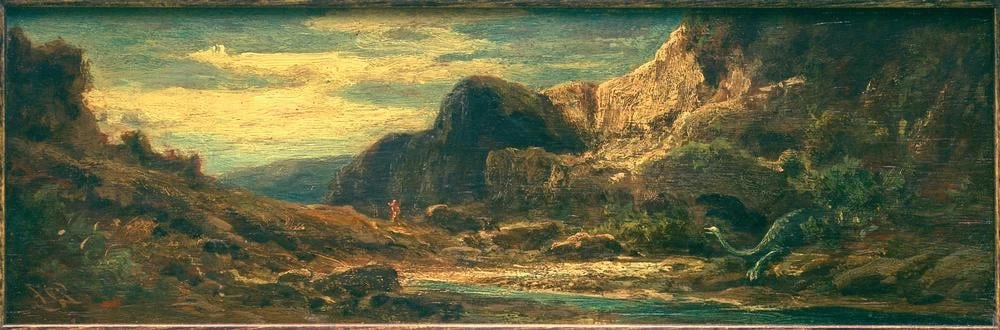 Paesaggio roccioso con acquilone - Schweinfurt, Museum Georg Schäfer